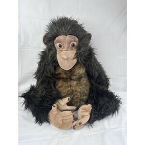 FAO Schwarz CHIMPANZEE Plush LARGE Toys "R" Us Realistic Soft Fuzzy